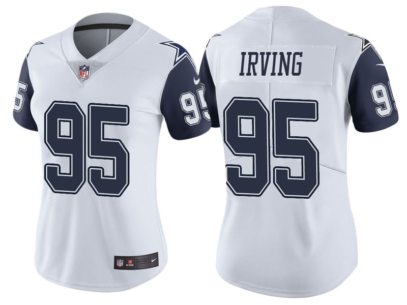 Women Dallas Cowboys #95 David Irving David Irving Vapor Untouchable Color Rush Limited Jersey Women Dallas Cowboys #95 David Irving David Irving Vapor Untouchable Color Rush Limited Jersey