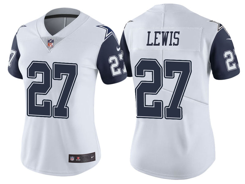 Women Dallas Cowboys #27 Jourdan Lewis White Vapor Untouchable Color Rush Limited Jersey Women Dallas Cowboys #27 Jourdan Lewis White Vapor Untouchable Color Rush Limited Jersey