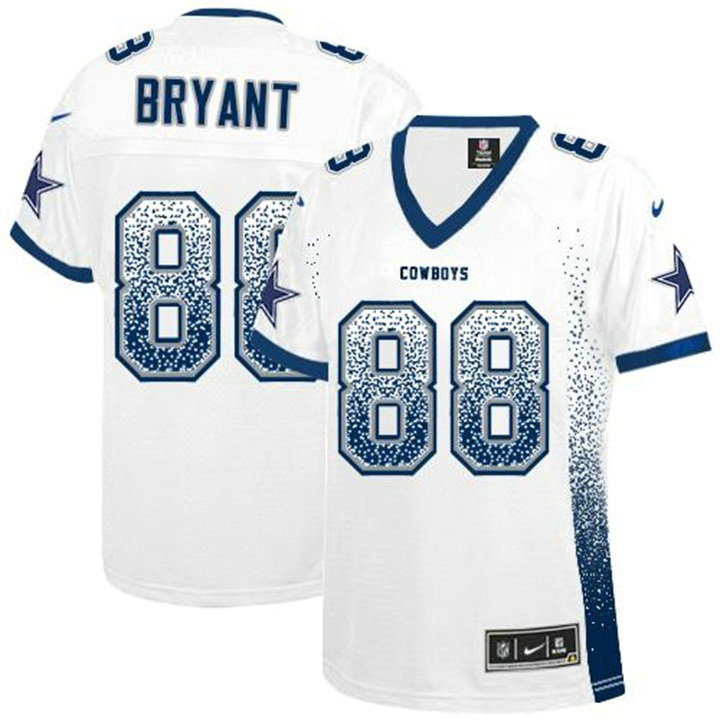 Women Dallas Cowboys #88 Dez Bryant White Drift Fashion Jersey Women Dallas Cowboys #88 Dez Bryant White Drift Fashion Jersey