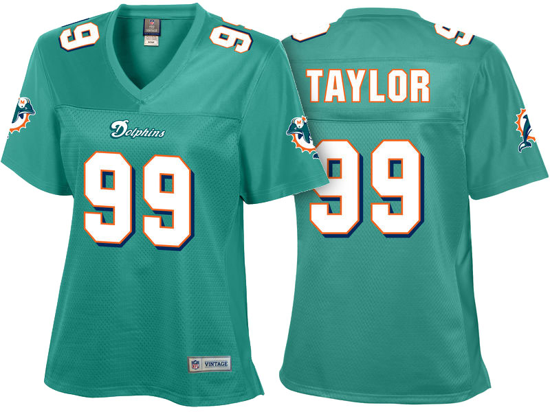 Women Miami Dolphins #99 Jason Taylor Teal Retired Player Jersey Women Miami Dolphins #99 Jason Taylor Teal Retired Player Jersey