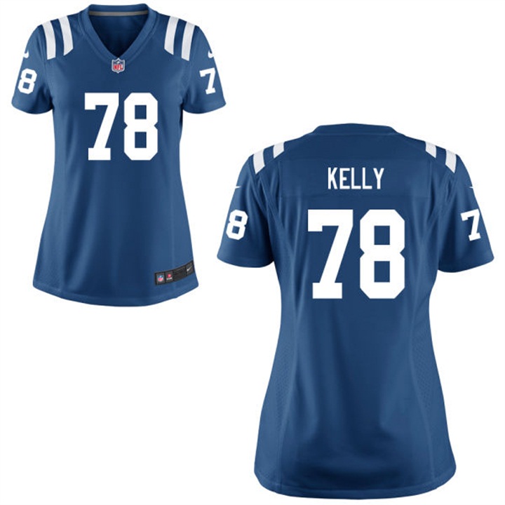 Women Indianapolis Colts #78 Ryan Kelly Blue Game Jersey