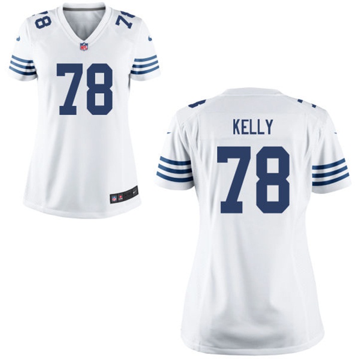 Women Indianapolis Colts #78 Ryan Kelly White Alternate Game Jersey