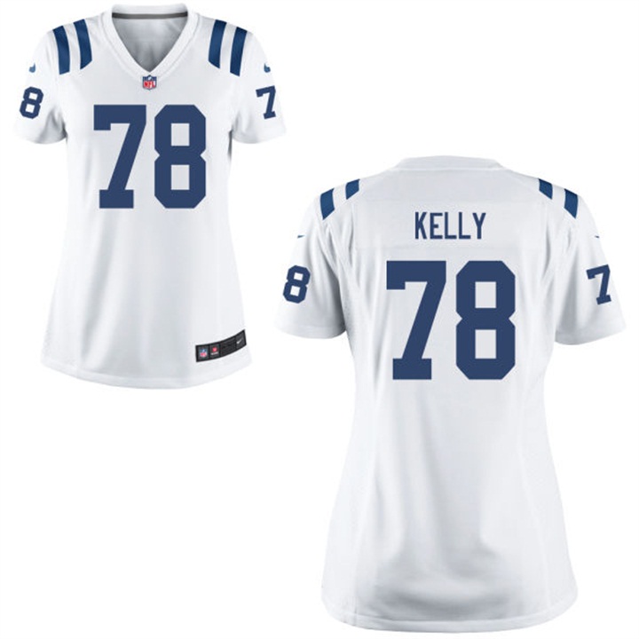 Women Indianapolis Colts #78 Ryan Kelly White Game Jersey