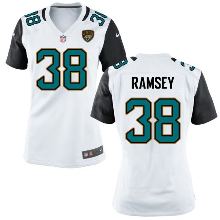 Women Jacksonville Jaguars #38 Jalen Ramsey White Game Jersey Women Jacksonville Jaguars #38 Jalen Ramsey White Game Jersey