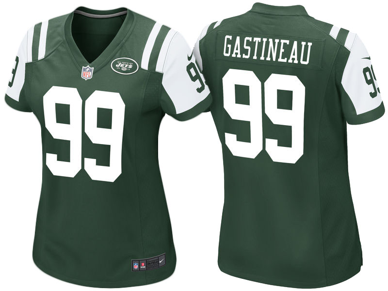 Women New York Jets #99 Mark Gastineau Green Retired Game Jersey Women New York Jets #99 Mark Gastineau Green Retired Game Jersey