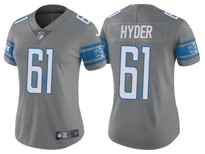 Women Detroit Lions #61 Kerry Hyder Kerry Hyder Vapor Untouchable Color Rush Limited Jersey Women Detroit Lions #61 Kerry Hyder Kerry Hyder Vapor Untouchable Color Rush Limited Jersey