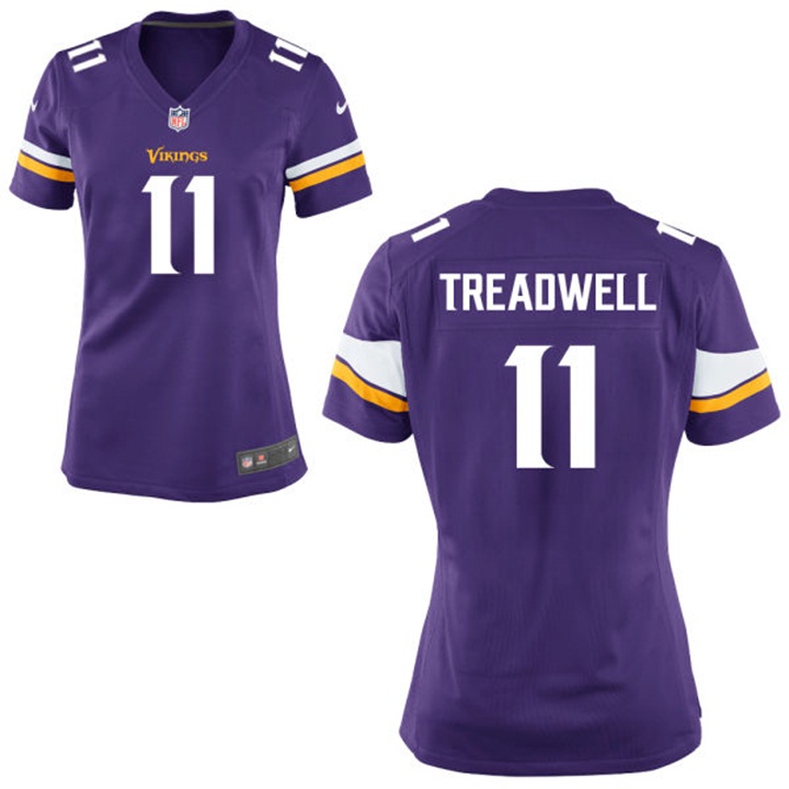 Women Minnesota Vikings #11 Laquon Treadwell Purple Game Jersey Women Minnesota Vikings #11 Laquon Treadwell Purple Game Jersey