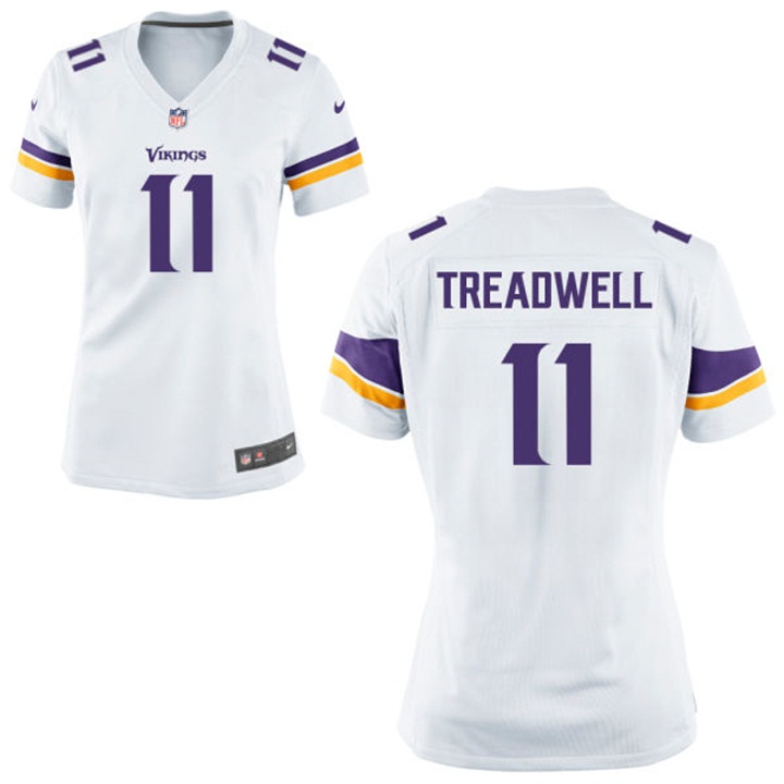 Women Minnesota Vikings #11 Laquon Treadwell White Game Jersey Women Minnesota Vikings #11 Laquon Treadwell White Game Jersey