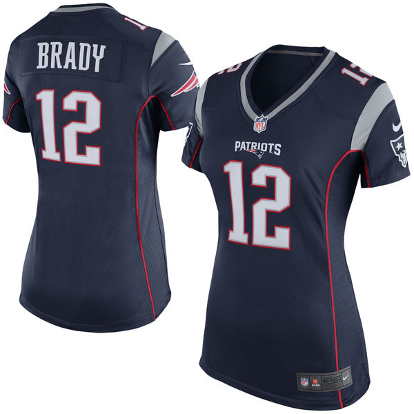 Women New England Patriots #12 Tom Brady Navy Blue Game Jersey Women New England Patriots #12 Tom Brady Navy Blue Game Jersey