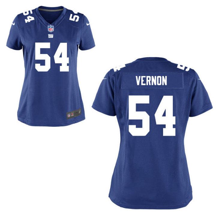 Women New York Giants #54 Olivier Vernon Royal Game Jersey Women New York Giants #54 Olivier Vernon Royal Game Jersey
