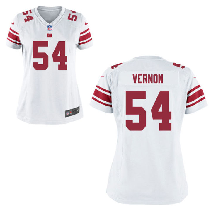 Women New York Giants #54 Olivier Vernon White Game Jersey Women New York Giants #54 Olivier Vernon White Game Jersey