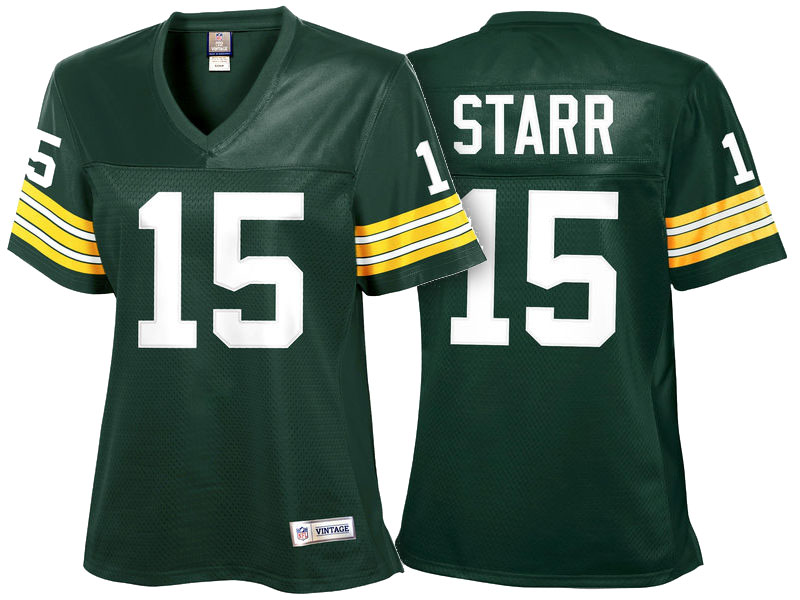 Women Green Bay Packers #15 Bart Starr Green Retired Player Jersey Women Green Bay Packers #15 Bart Starr Green Retired Player Jersey