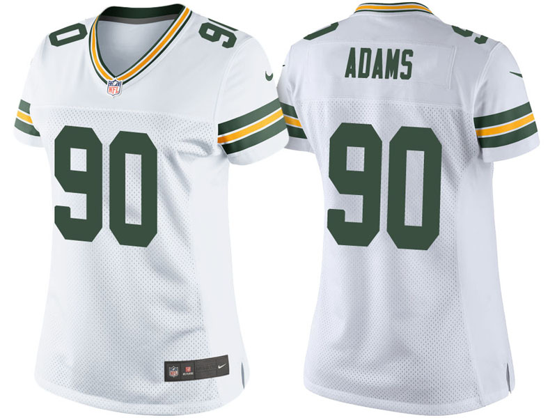 Women Green Bay Packers #90 Montravius Adams White Vapor Untouchable Limited Jersey Women Green Bay Packers #90 Montravius Adams White Vapor Untouchable Limited Jersey
