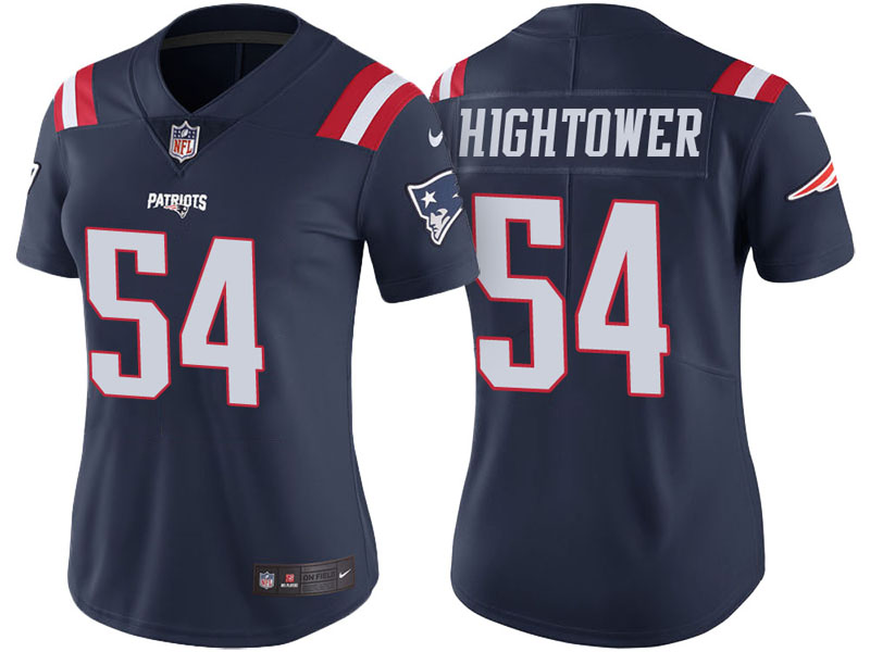 Women New England Patriots #54 Dont'a Hightower Navy Vapor Untouchable Color Rush Limited Jersey Women New England Patriots #54 Dont'a Hightower Navy Vapor Untouchable Color Rush Limited Jersey