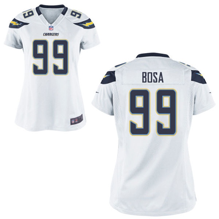Women San Diego Chargers #99 Joey Bosa White Game Jersey