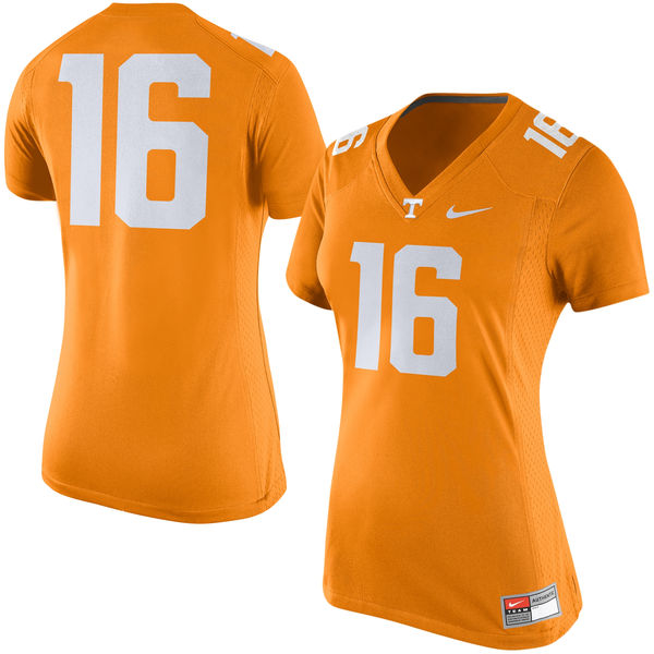 Women Tennessee Volunteers #16 Peyton Manning Orange Game College Football Jersey Women Tennessee Volunteers #16 Peyton Manning Orange Game College Football Jersey