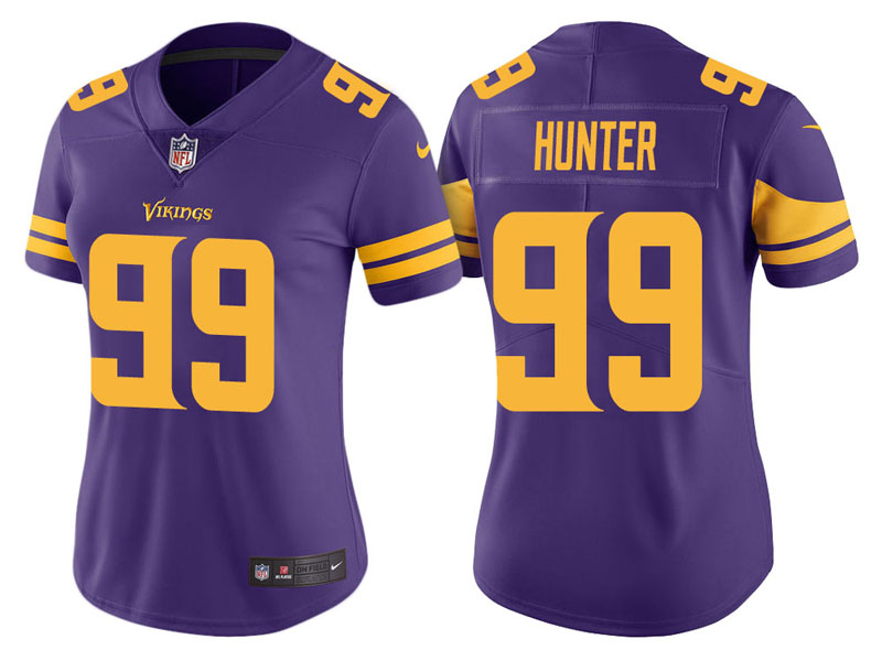 Women Minnesota Vikings #99 Danielle Hunter Purple Vapor Untouchable Color Rush Limited Jersey Women Minnesota Vikings #99 Danielle Hunter Purple Vapor Untouchable Color Rush Limited Jersey