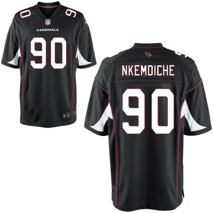 Youth Arizona Cardinals #90 Robert Nkemdiche Black Game Jersey Youth Arizona Cardinals #90 Robert Nkemdiche Black Game Jersey