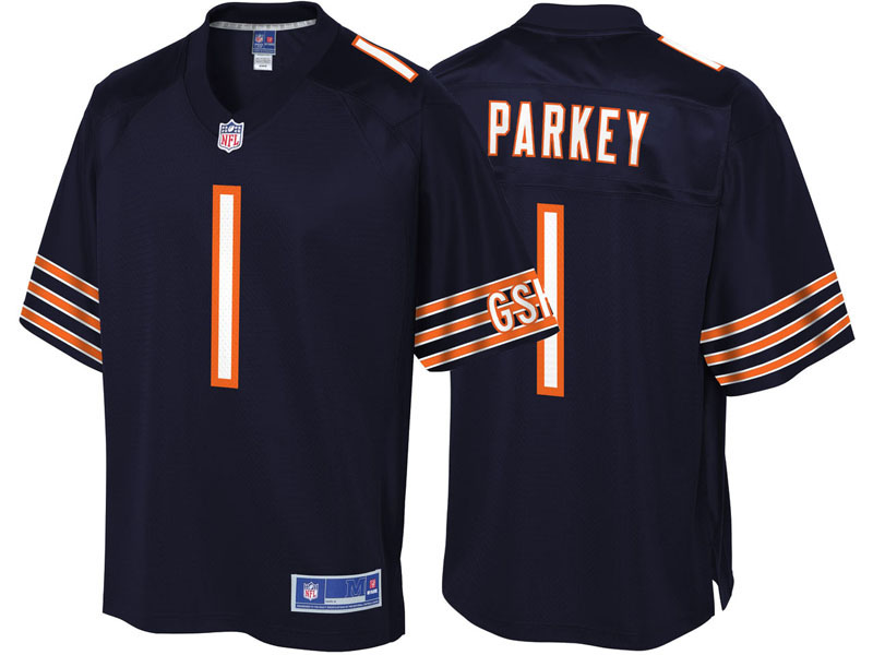 Youth Chicago Bears #1 Cody Parkey Navy Team Color Player Jersey