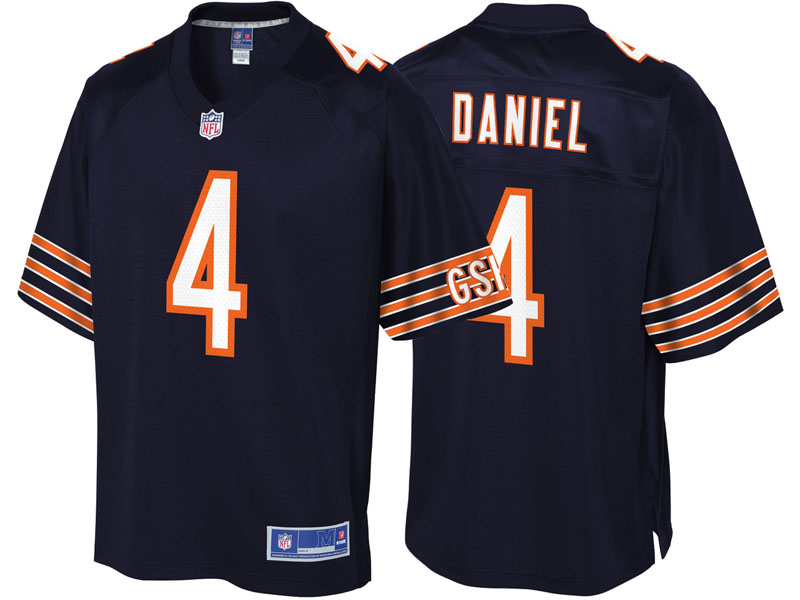 Youth Chicago Bears #4 Chase Daniel Navy Team Color Player Jersey