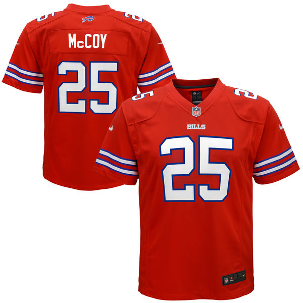 Youth Buffalo Bills #25 LeSean McCoy Red Color Rush Game Jersey Youth Buffalo Bills #25 LeSean McCoy Red Color Rush Game Jersey