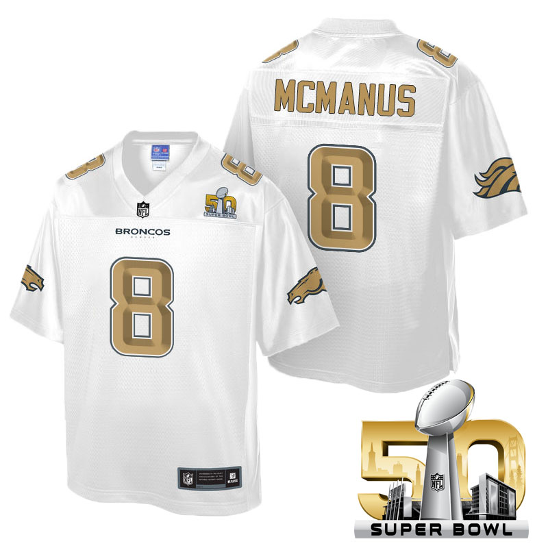 Youth Denver Broncos #8 Brandon McManus White 2016 Super Bowl 50 Pro Line Fashion Jersey Youth Denver Broncos #8 Brandon McManus White 2016 Super Bowl 50 Pro Line Fashion Jersey