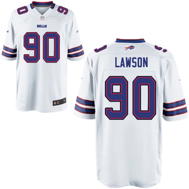 Youth Buffalo Bills #90 Shaq Lawson White Game Jersey Youth Buffalo Bills #90 Shaq Lawson White Game Jersey