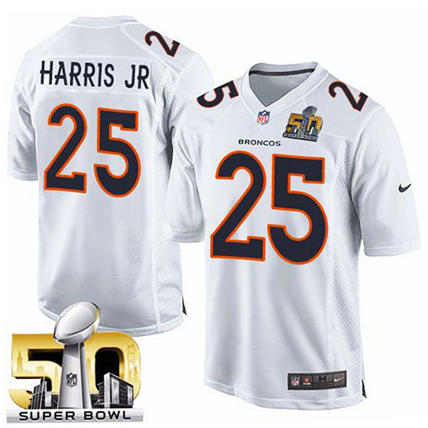 Youth Denver Broncos #25 Chris Harris JR White Super Bowl 50 Game Event Jersey Youth Denver Broncos #25 Chris Harris JR White Super Bowl 50 Game Event Jersey