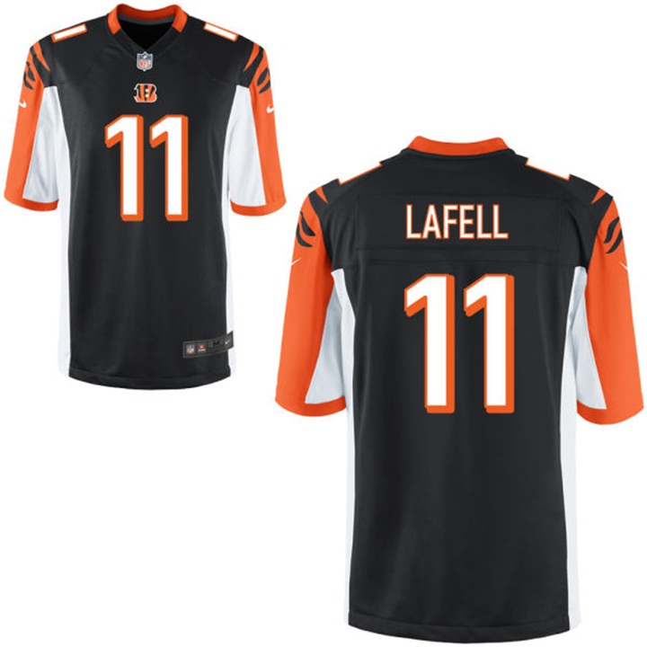 Youth Cincinnati Bengals #11 Brandon Lafell Black Game Jersey With Super Bowl LVI Patch Youth Cincinnati Bengals #11 Brandon Lafell Black Game Jersey With Super Bowl LVI Patch