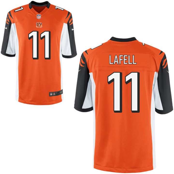 Youth Cincinnati Bengals #11 Brandon Lafell Orange Game Jersey With Super Bowl LVI Patch Youth Cincinnati Bengals #11 Brandon Lafell Orange Game Jersey With Super Bowl LVI Patch