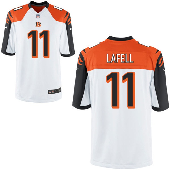 Youth Cincinnati Bengals #11 Brandon Lafell White Game Jersey With Super Bowl LVI Patch Youth Cincinnati Bengals #11 Brandon Lafell White Game Jersey With Super Bowl LVI Patch