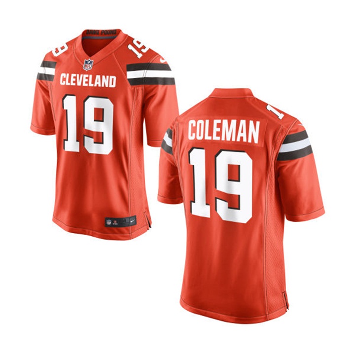 Youth Cleveland Browns #19 Corey Coleman Orange Game Jersey Youth Cleveland Browns #19 Corey Coleman Orange Game Jersey