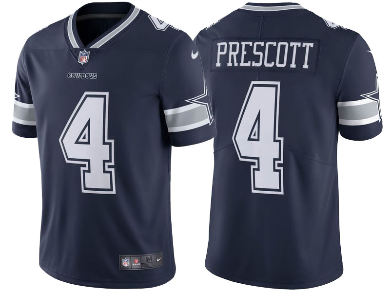 Youth 2017 Dallas Cowboys #4 Dak Prescott Navy Vapor Untouchable Limited Player Jersey Youth 2017 Dallas Cowboys #4 Dak Prescott Navy Vapor Untouchable Limited Player Jersey