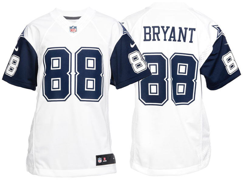 Youth Dallas Cowboys #88 Dez Bryant White Color Rush Game Jersey Youth Dallas Cowboys #88 Dez Bryant White Color Rush Game Jersey