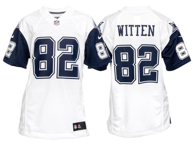 Youth Dallas Cowboys #82 Jason Witten White Color Rush Game Jersey Youth Dallas Cowboys #82 Jason Witten White Color Rush Game Jersey