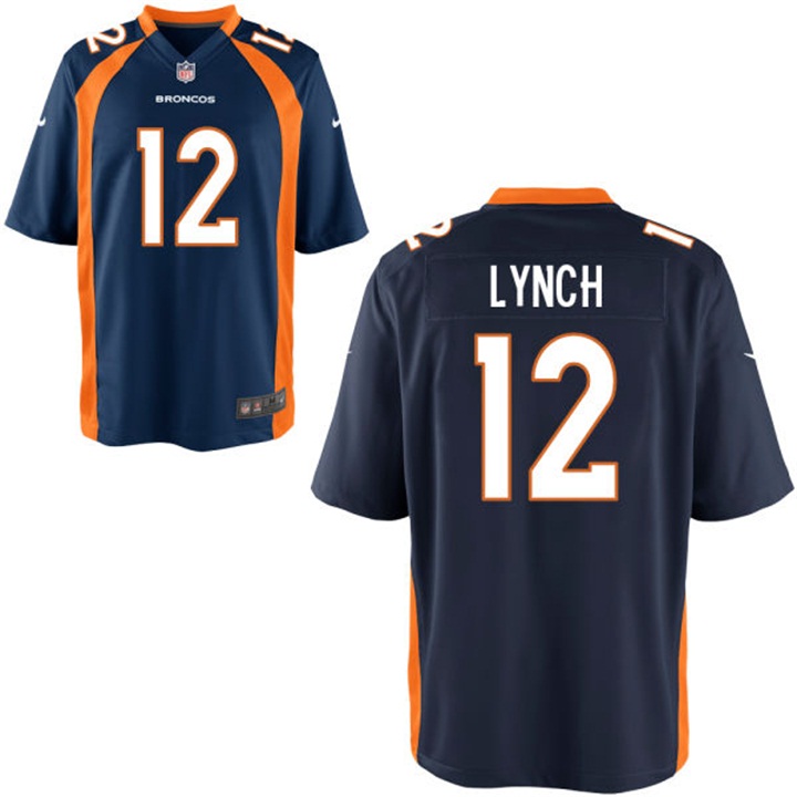 Youth Denver Broncos #12 Paxton Lynch Navy Blue Game Jersey Youth Denver Broncos #12 Paxton Lynch Navy Blue Game Jersey