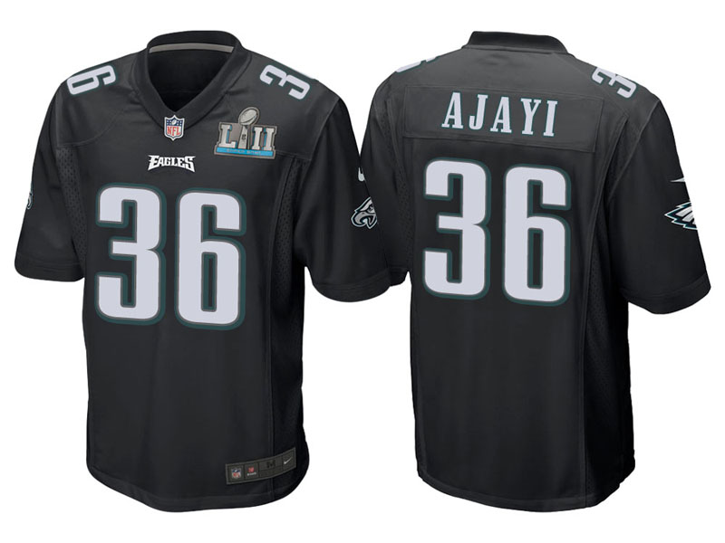 Youth Philadelphia Eagles #36 Jay Ajayi Black Super Bowl LII Bound Game Jersey Youth Philadelphia Eagles #36 Jay Ajayi Black Super Bowl LII Bound Game Jersey