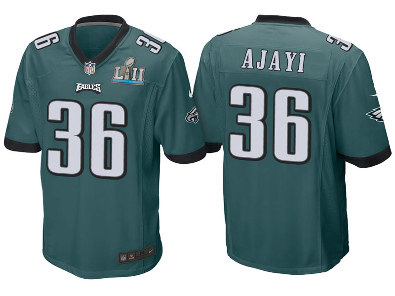 Youth Philadelphia Eagles #36 Jay Ajayi Green Super Bowl LII Bound Game Jersey Youth Philadelphia Eagles #36 Jay Ajayi Green Super Bowl LII Bound Game Jersey