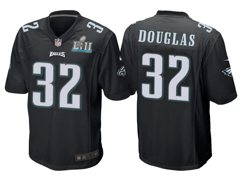 Youth Philadelphia Eagles #32 Rasul Douglas Black Super Bowl LII Bound Game Jersey Youth Philadelphia Eagles #32 Rasul Douglas Black Super Bowl LII Bound Game Jersey