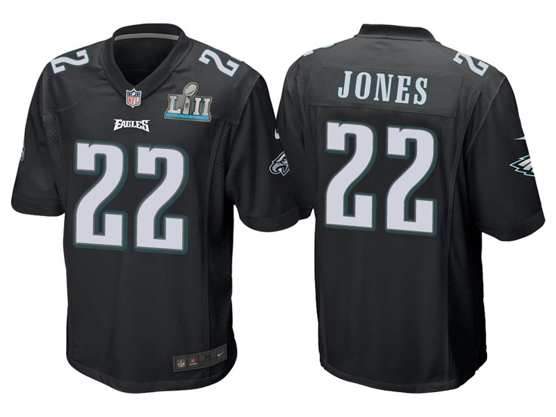 Youth Philadelphia Eagles #22 Sidney Jones Black Super Bowl LII Bound Game Jersey Youth Philadelphia Eagles #22 Sidney Jones Black Super Bowl LII Bound Game Jersey