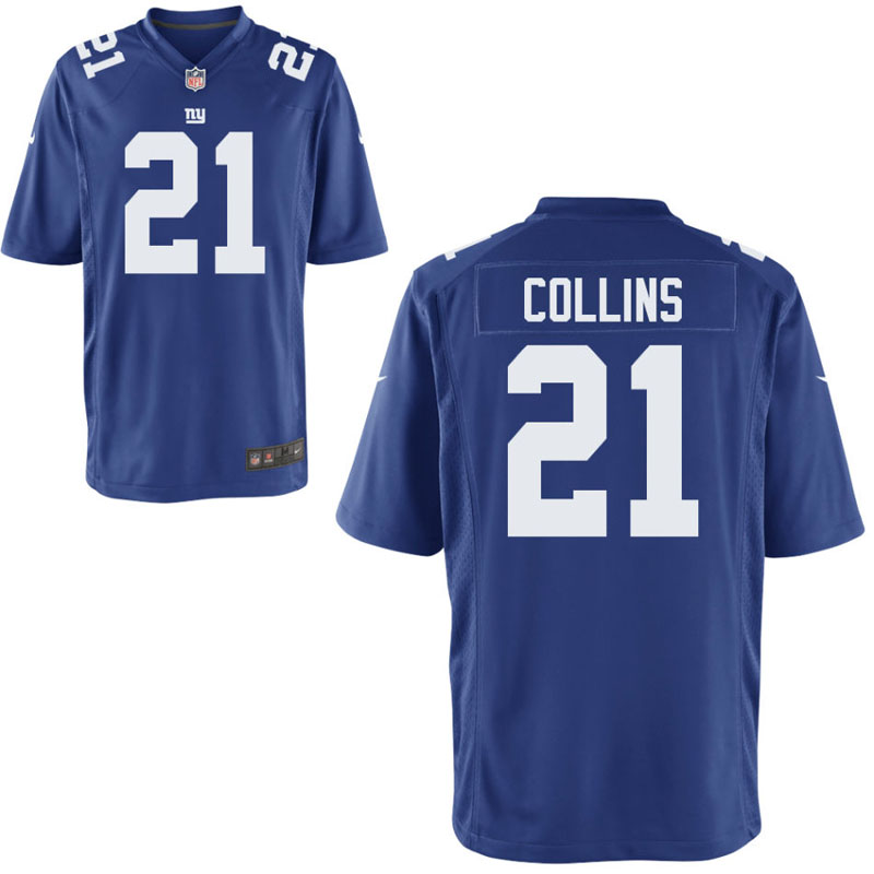 Youth New York Giants #21 Landon Collins Royal Game Jersey Youth New York Giants #21 Landon Collins Royal Game Jersey