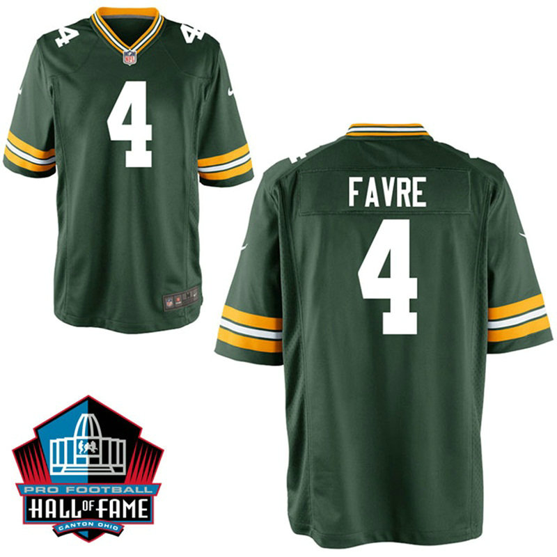 Youth Green Bay Packers #4 Brett Favre Green Game Jersey Youth Green Bay Packers #4 Brett Favre Green Game Jersey