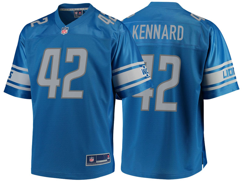 Youth Detroit Lions #42 Devon Kennard Blue Team Color Player Jersey Youth Detroit Lions #42 Devon Kennard Blue Team Color Player Jersey