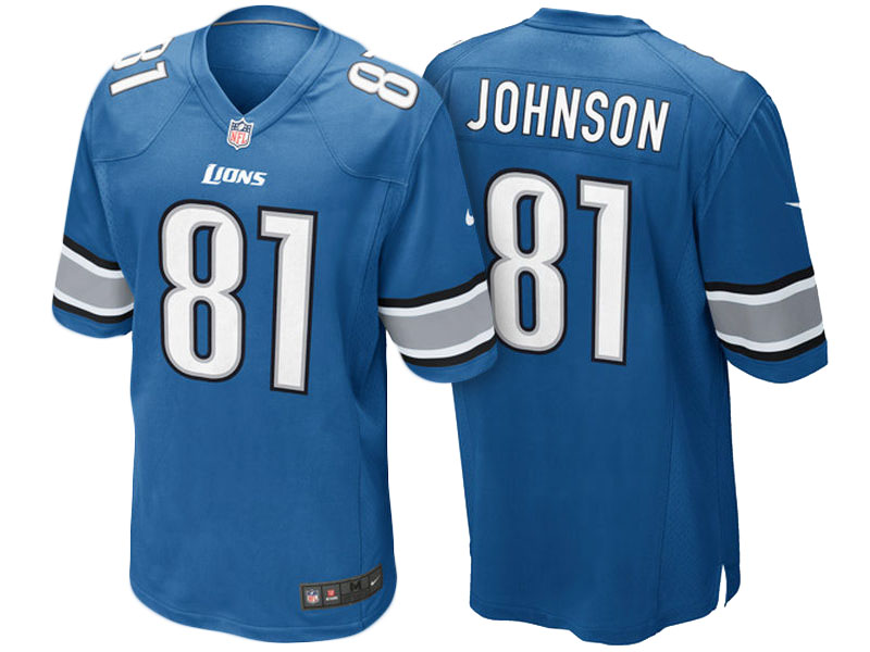 Youth Detroit Lions #81 Calvin Johnson Light Blue Team Color Game Jersey Youth Detroit Lions #81 Calvin Johnson Light Blue Team Color Game Jersey
