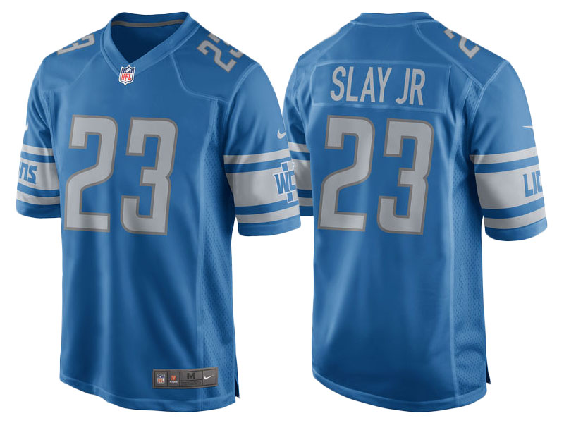 Youth 2017 Detroit Lions #23 Darius Slay Blue Game New Jersey Youth 2017 Detroit Lions #23 Darius Slay Blue Game New Jersey