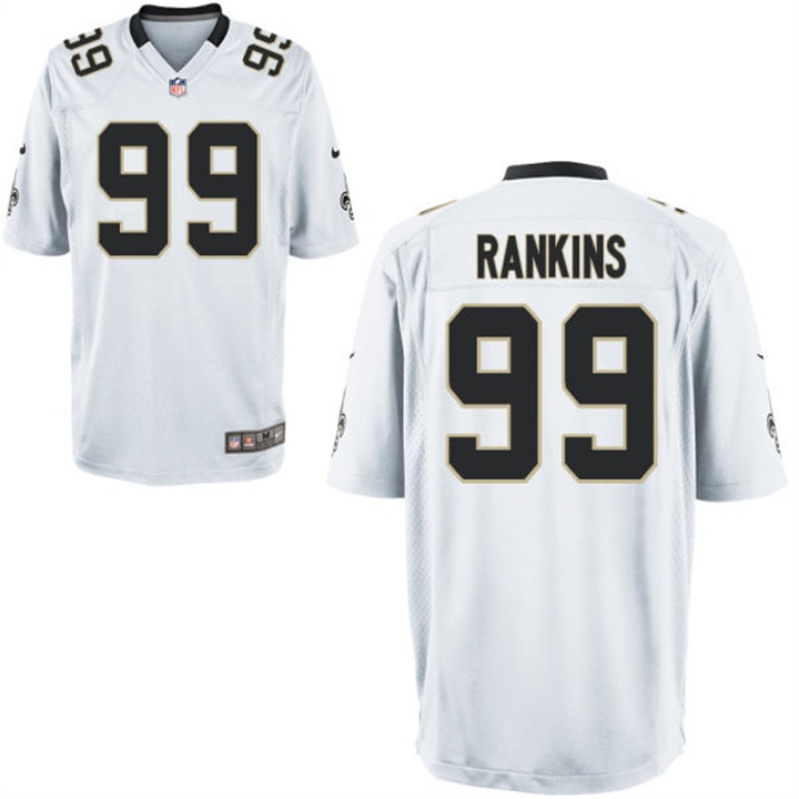 Youth New Orleans Saints #99 Sheldon Rankins White Game Jersey Youth New Orleans Saints #99 Sheldon Rankins White Game Jersey