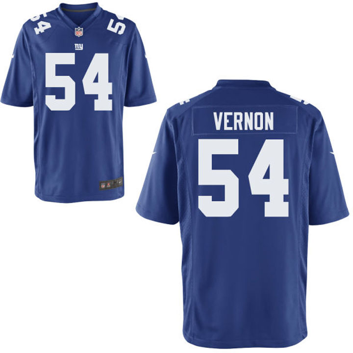 Youth New York Giants #54 Olivier Vernon Royal Game Jersey Youth New York Giants #54 Olivier Vernon Royal Game Jersey