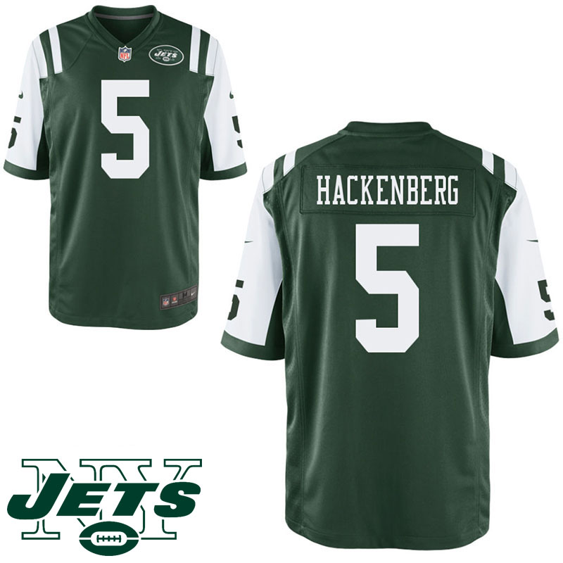 Youth New York Jets #5 Christian Hackenberg Green Game Jersey Youth New York Jets #5 Christian Hackenberg Green Game Jersey