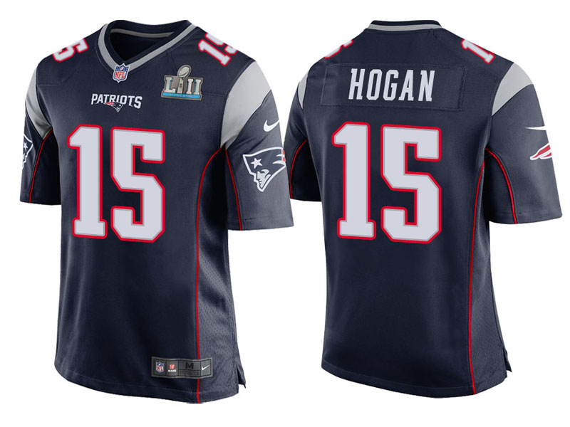 Youth New England Patriots #15 Chris Hogan Navy Super Bowl LII Bound Game Jersey Youth New England Patriots #15 Chris Hogan Navy Super Bowl LII Bound Game Jersey