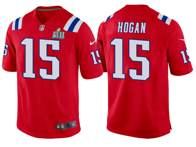 Youth New England Patriots #15 Chris Hogan Red Super Bowl LII Bound Game Jersey Youth New England Patriots #15 Chris Hogan Red Super Bowl LII Bound Game Jersey